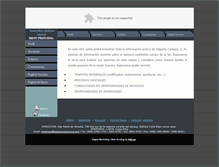 Tablet Screenshot of camposespinoza.com